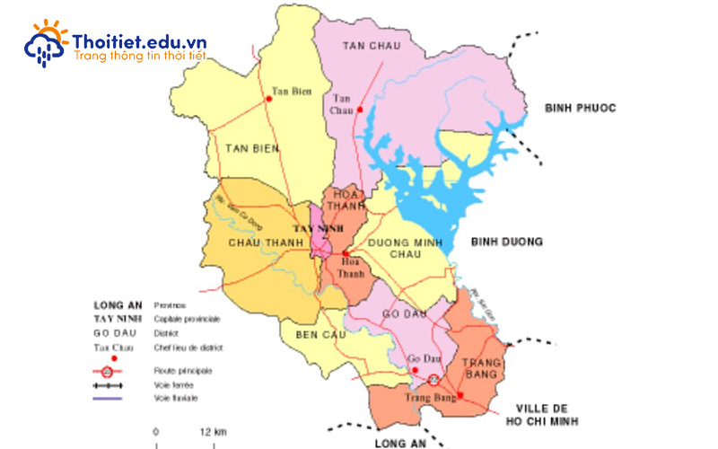 Bản đồ Tây Ninh