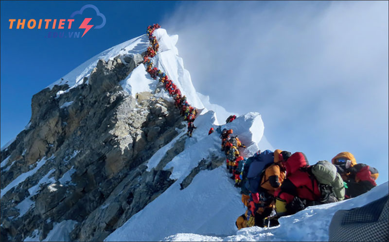 độ cao đỉnh everest
