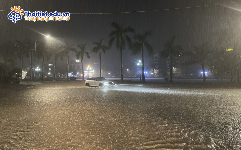 Lượng mưa lớn Tây Ninh