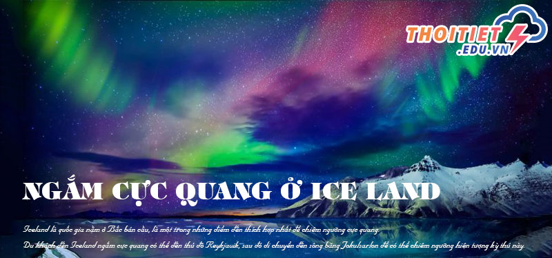 Ngắm cực quang ở Iceland