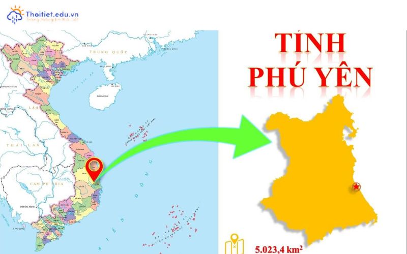 Vị trí địa lý Phú Yên