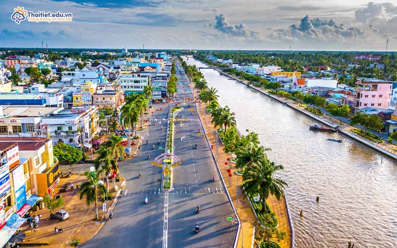 Vị trí địa lý Hậu Giang